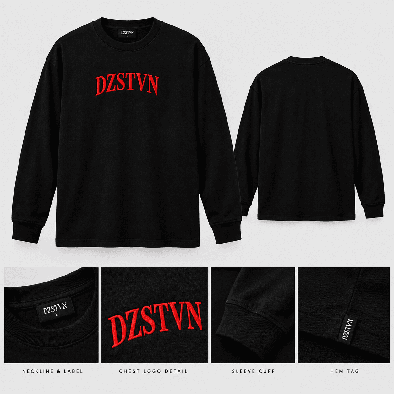 DZSTVN Long Sleeve T-Shirt